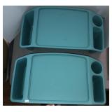 2 Lap trays