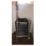 Stair climber heavy duty foldable shopping cart