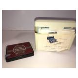 Plastic mini shots box and Nature remedies cards