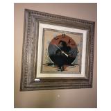 End of Trail wall clock