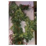 2 battery operated lighted swags
