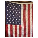 2 American Flags 3x5 ( 1 nylon, 1 cloth)