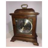 Hamilton key wind clock w/key 15in 2 Jewel