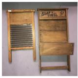 2 small washboards