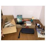 Battery operated candles, wallet, misc