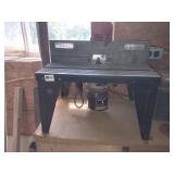 Craftsman 1HP router mounted to router table