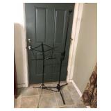 Music stand and microphone stand