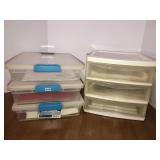Small totes and organizer with misc paper