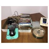CDs and computer games, new mouse, misc