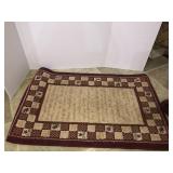3pc Chicago brand rugs -2 (22x36) and 1 (23x88)