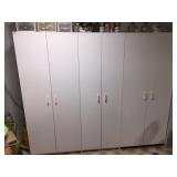 Pantry/Storage cabinets X3 (NOT ITEMS INSIDE)