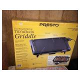 Presto tilt n drain griddle in box