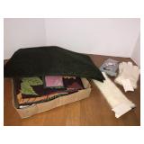 Autumn place mats and 2 runners, gloves, socks