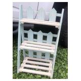 Small wood plant stand