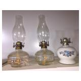 3 Oil Lamps