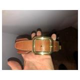 Leather ammo belt