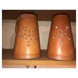 Studded leather roping/riding cuffs