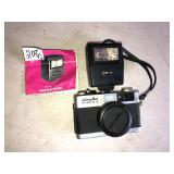 Minolta camera with flash