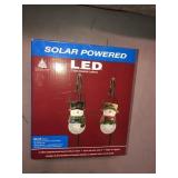 2 Solar Powered snowman lanterns