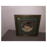 Fox picture 12x12 framed  Don Easterwood
