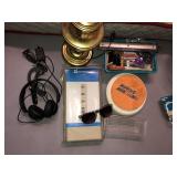 Hanging shoe organizer, headphones, misc