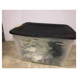 80qt tote full of socks