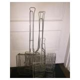 3 grill/campfire baskets