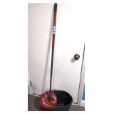 Spin mop with bucket