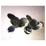 2 boat propellers
