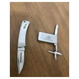 Winchester stainless knife and multi-money clip