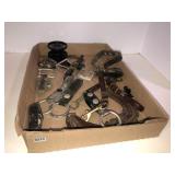Belt buckles, straps, misc