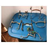 Assorted horse bits