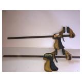 2 Quick Grip bar clamps