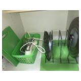 GE Hand mixer with small basket, cutting boards