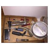 Mess kit, tools, horns, misc