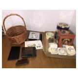 Basket, timers, wallets, misc