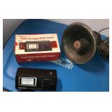 Field strength SWR tester,speaker horn, wire shelf