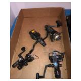 Actioneer set of headphones and 3 reels