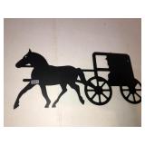 Amish metal art 15in long