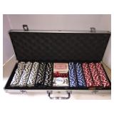 Poker set in case