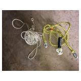 Airhead tow rope harness and spool of rope