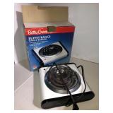 Betty Crocker buffet single burner range