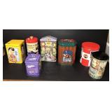 Misc cookie/candy tins