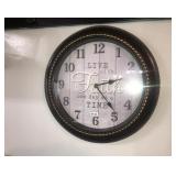 Plastic faith wall clock