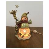 Snowman light decor