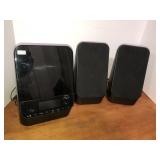 Onn mini CD stereo with speakers