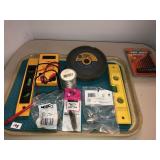 3/4in brass union, solder, digital meter,misc