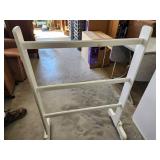 White Wooden Blanket or Drying Rack