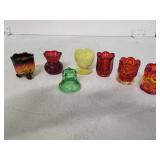 Decorative Toothpick Holders with Uranium Glass
