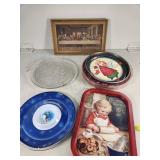 Decorative Plates, Trays, and Last Supper